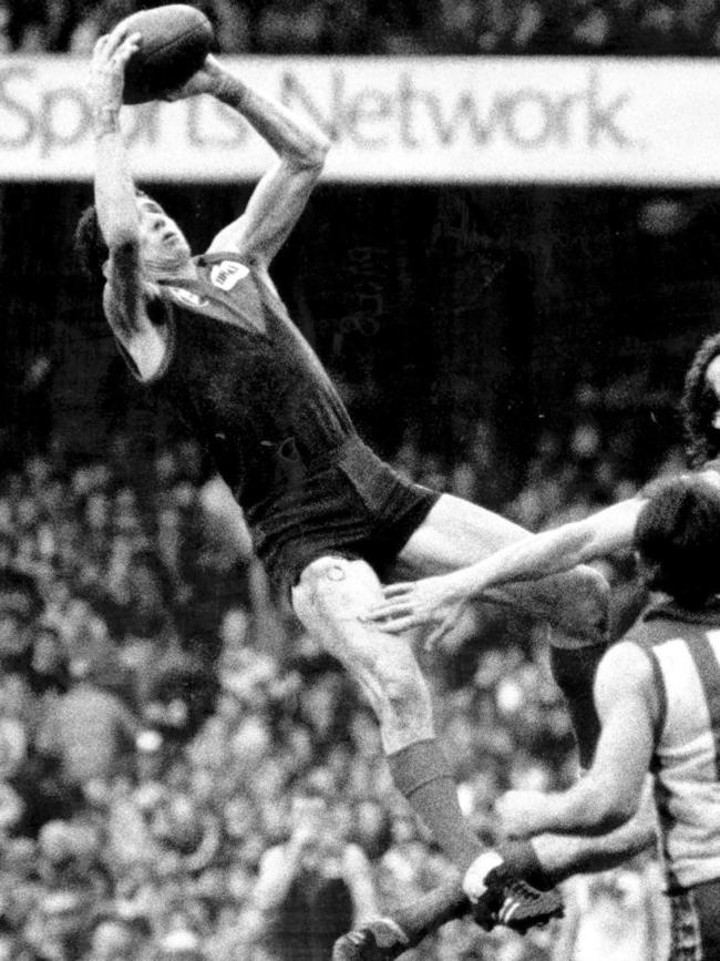 Robbie Flower was a highlight for Demons fans in the 1980s.