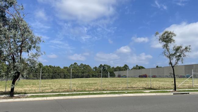 The site at 1 Renshaw St, Cranebrook, has remained untouched since it was bought in 2021. Picture: Elizabeth Neil