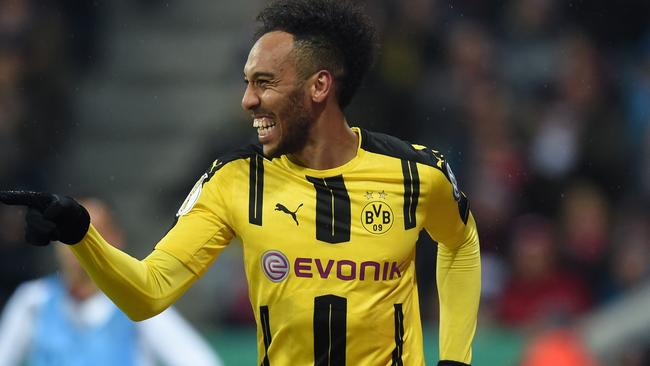 Dortmund's Gabonese striker Pierre-Emerick Aubameyang.