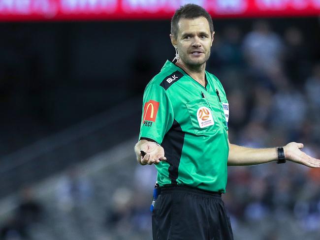 Chris Beath and other referees are “forgotten”. Picture: AAP Image/George Salpigtidis