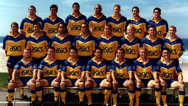 The 2001 Parramatta Eels featured some of the game’s most exciting talents. Picture: Melba Studios