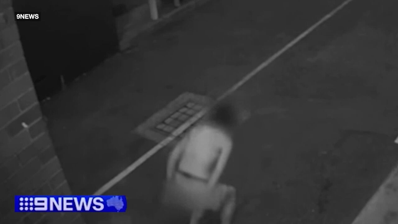 Mystery woman caught committing disgusting act outside business 4 times
