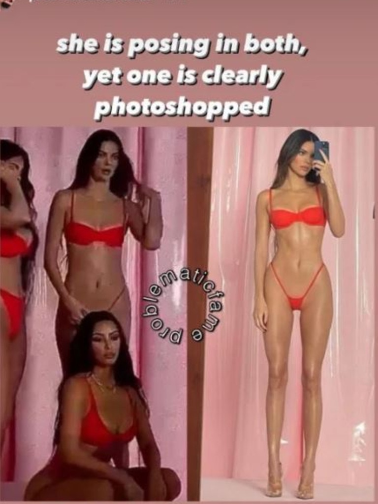 Kim Kardashian, Kendall and Kylie Jenner pose in VERY skimpy red lingerie  for raunchy SKIMS campaign