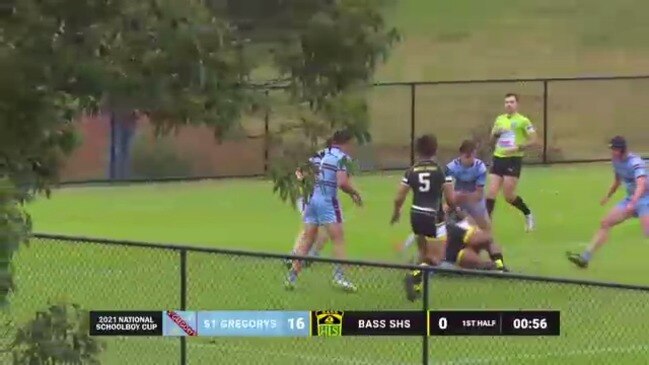 Replay: NSW NRL Schoolboy Cup - Round 2 (St Gregory's High v Bass High)