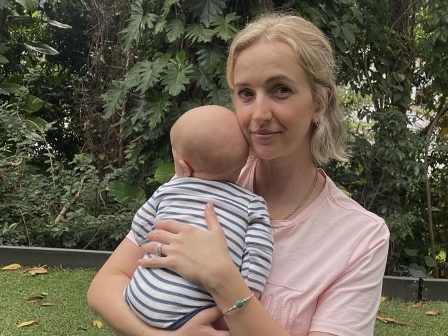 Keely Lister. The 31 year old Cairns mum had to fly 1,700 km to the Gold Coast to give birth to her son Archie after the only private,maternity service in Cairns closed. SUPPLIED