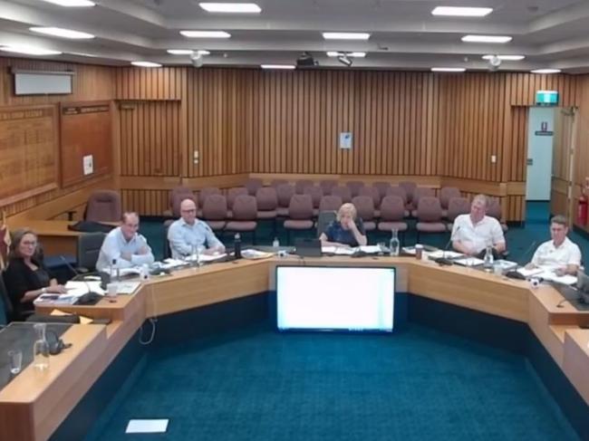 A Clarence Valley Council meeting livestream