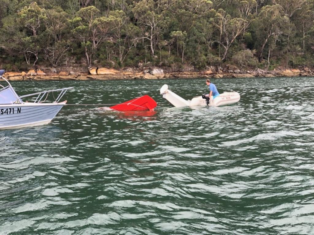 Attempted rescue of the Sydney Seaplanes flight. Picture: Todd Sellars