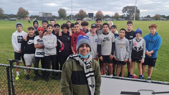 Coda Abbouchi at Roxburgh Park training on Tuesday night. Photo: Facebook.