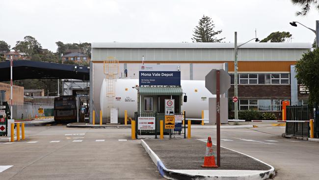 NSW bus Depot on Darley St, Mona Vale. Picture: Adam Yip / Manly Daily