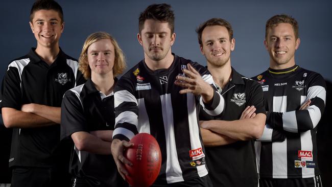 Hahndorf champion Matthew Jaensch (middle). Picture: Naomi Jellicoe