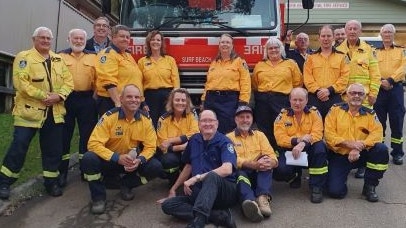 Jenny Bamman’s RFS Brigade with Jenny back row, five in from the left.