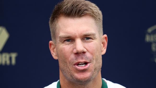 David Warner fancies himself as an NRL goalkicker.