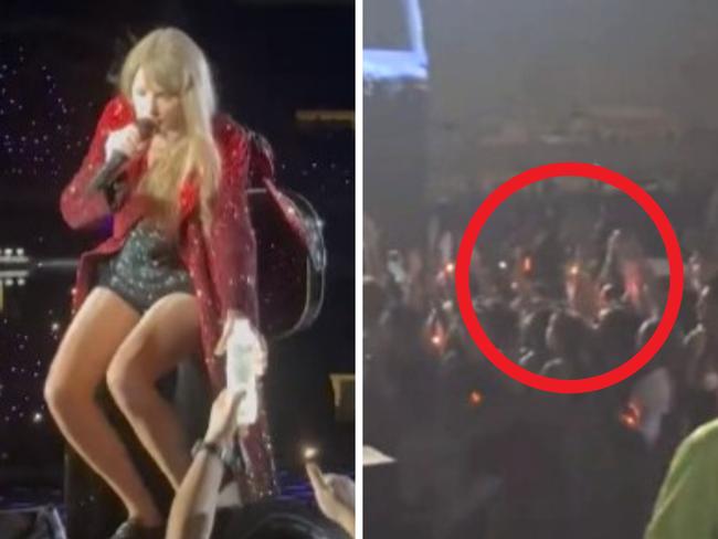 Taylor Swift's Brazilian concert has gone horribly wrong.