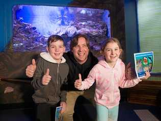 Bleyde, Marcus and Demi Shotbolt from Armidale. Picture: Trevor Veale