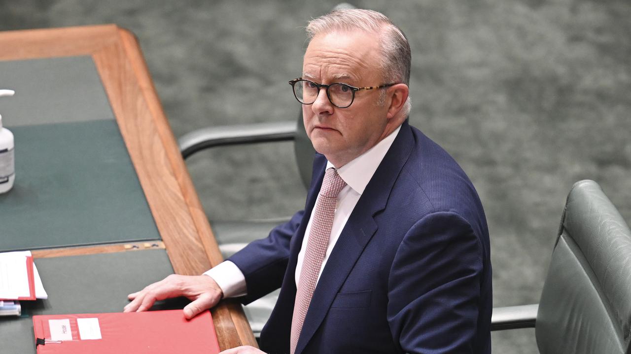 Prime Minister Anthony Albanese warned that the government would not be able to continue the flights out of Lebanon ‘indefinitely’. Picture: NewsWire / Martin Ollman