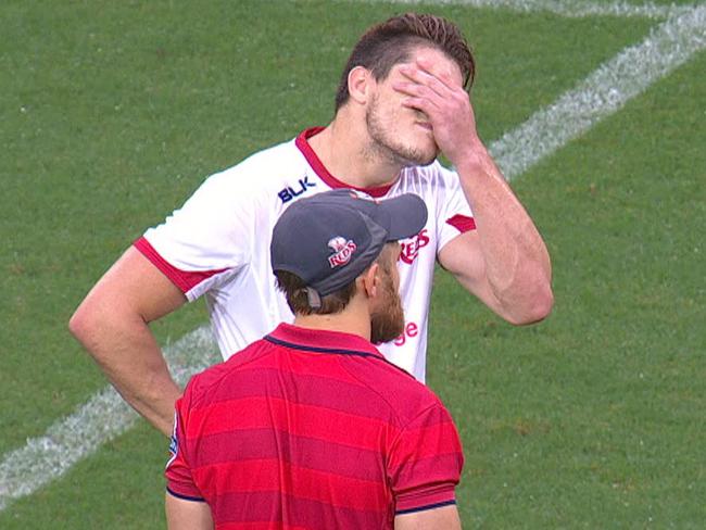 The Reds lost James O’Connor just before the match after he failed a fitness test.