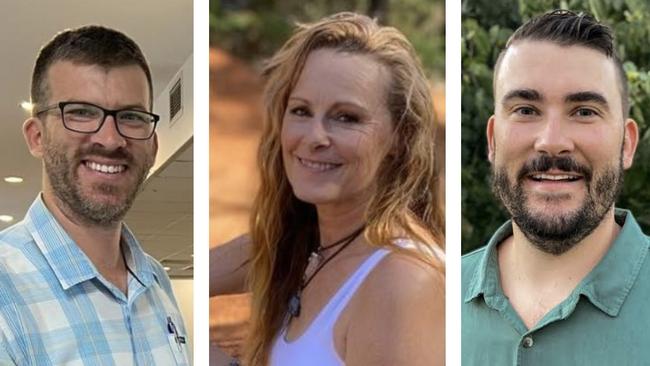 (Left to Right) Paul Truscott, Giselle O'Keefe and Lachlan Cosgrove