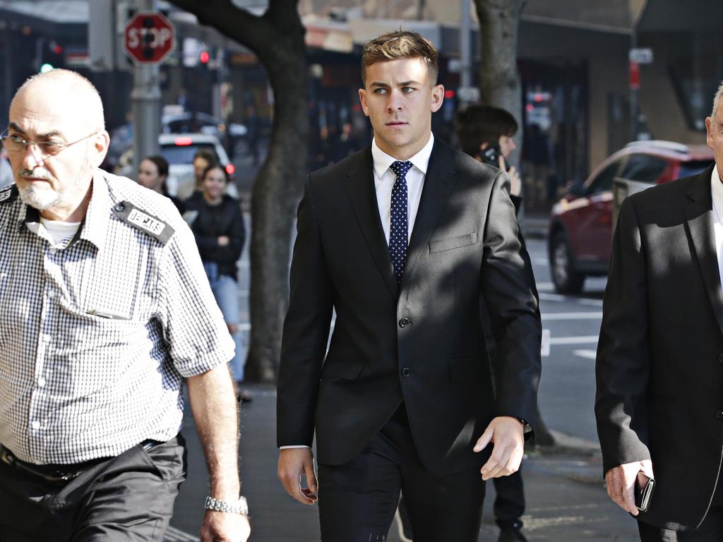 Callan Sinclair told his mum he couldn’t believe the woman’s claims. Picture: NCA News Wire / Adam Yip