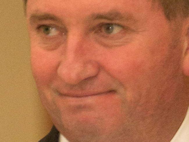 Minister Barnaby Joyce at the annual Minerals Industry Parliamentary Dinner. Photograph taken by Andrew Taylor in Parliament House Canberra on 3 June 2015