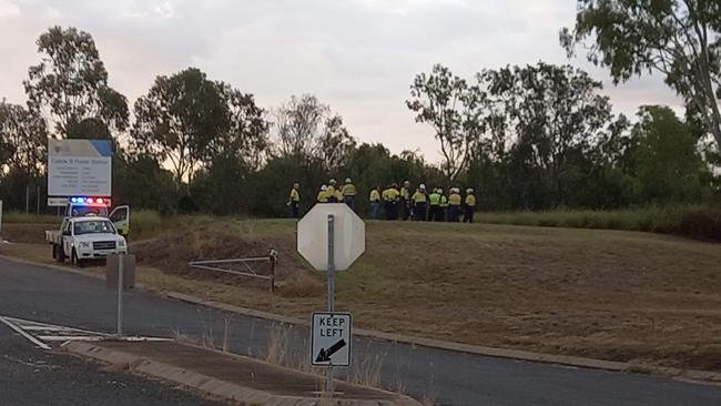 An exclusion zone has been established around the Callide Power Station at Biloela after an explosion.