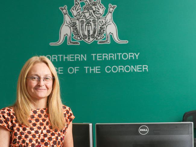 Territory Coroner Elisabeth Armitage ahead of the Kumanjayi Walker inquest in September.Picture: Glenn Campbell