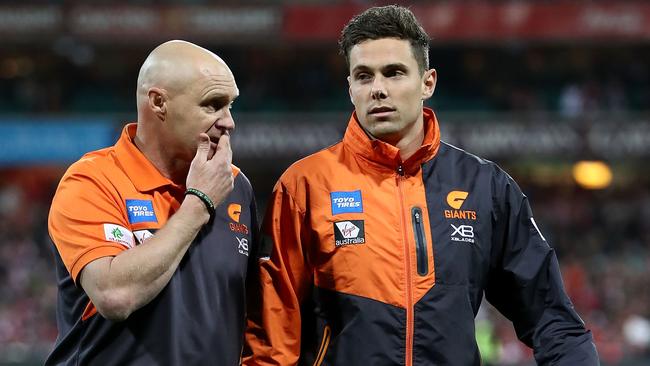 GWS will tomorrow make a decision on whether Josh Kelly plays on the weekend. Picture: Getty Images