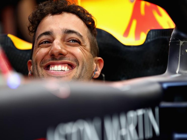 MONTE-CARLO, MONACO - MAY 24:  Daniel Ricciardo of Australia and Red Bull Racing prepares to drive in the garage during practice for the Monaco Formula One Grand Prix at Circuit de Monaco on May 24, 2018 in Monte-Carlo, Monaco.  (Photo by Mark Thompson/Getty Images)