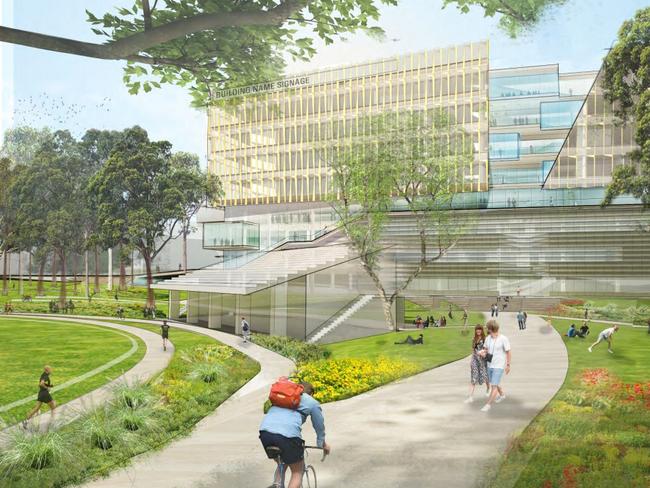 An artist’s impression of the recently announced Sydney University health precinct.