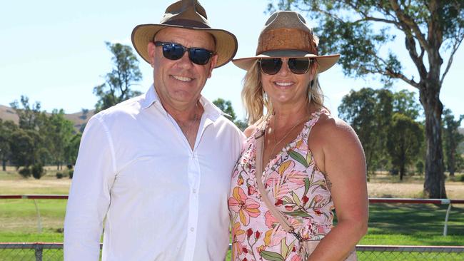 ALEXANDRA, AUSTRALIA - MARCH 16 2024 Amanda Kelly and Paul O’Halloran attend the 2024 Alexandra Picnic Cup Picture: Brendan Beckett