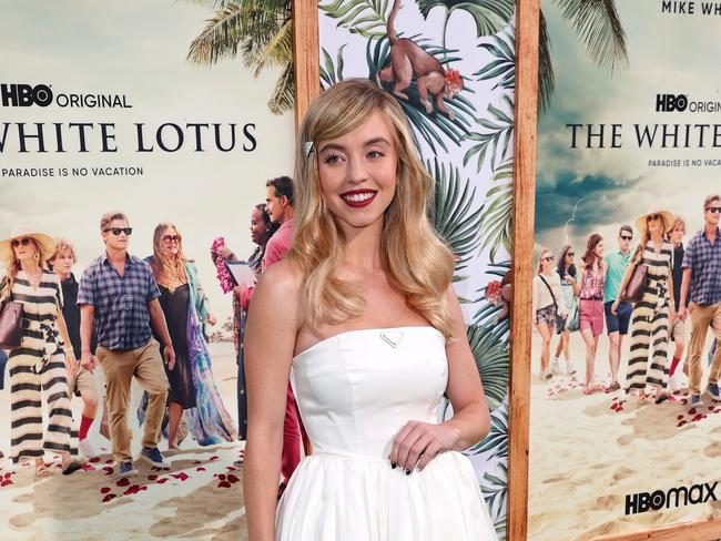 Sweeney at the Los Angeles premiere of The White Lotus, in 2021. Picture: Getty Images