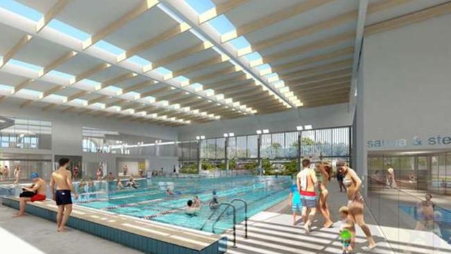 Concept images showing what the redeveloped Ashfield Aquatic Centre will look like