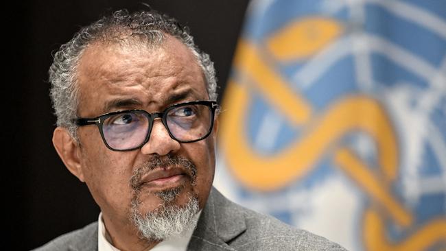 WHO Director-General Tedros Adhanom Ghebreyesus said samples are being taken for testing. Picture: Fabrice Coffrini/AFP