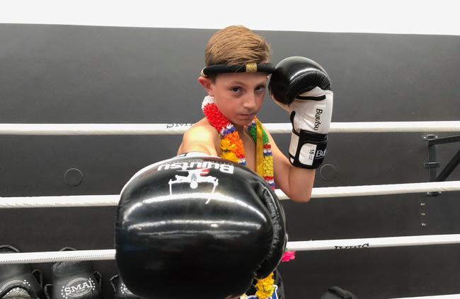 Blair Geraghty, of Harrington Park, is a Muay Thai champion who wants to be the next UFC champ of the world. Picture: Daniel McGookin