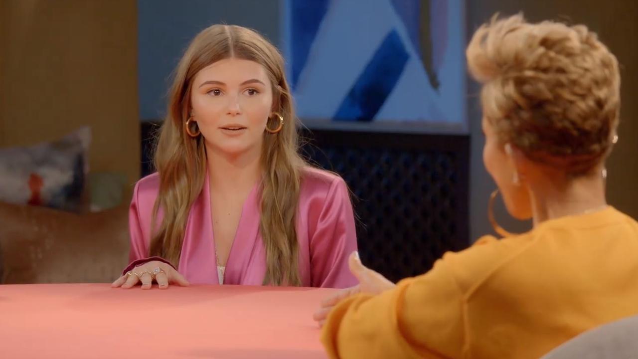 Olivia Jade spoke to host Jada Pinkett Smith.