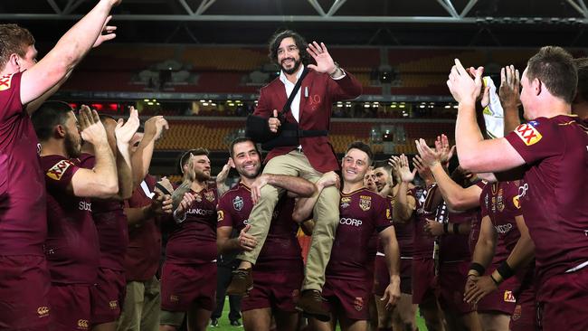 Queensland have shown how strong their bond is time and again. Picture: Brett Costello