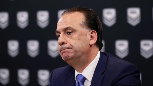 ARLC Chairman Peter Vlandys has warned of serious cuts across the board to save the game. Picture: Getty