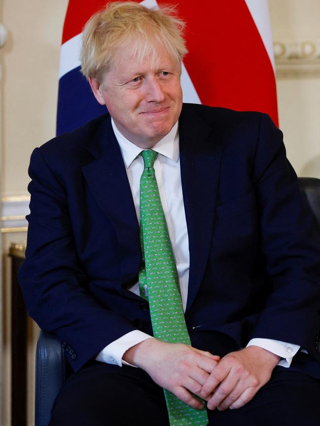 Former British Prime Minister Boris Johnson defended the astrophysicist at the time. Picture: Getty Images