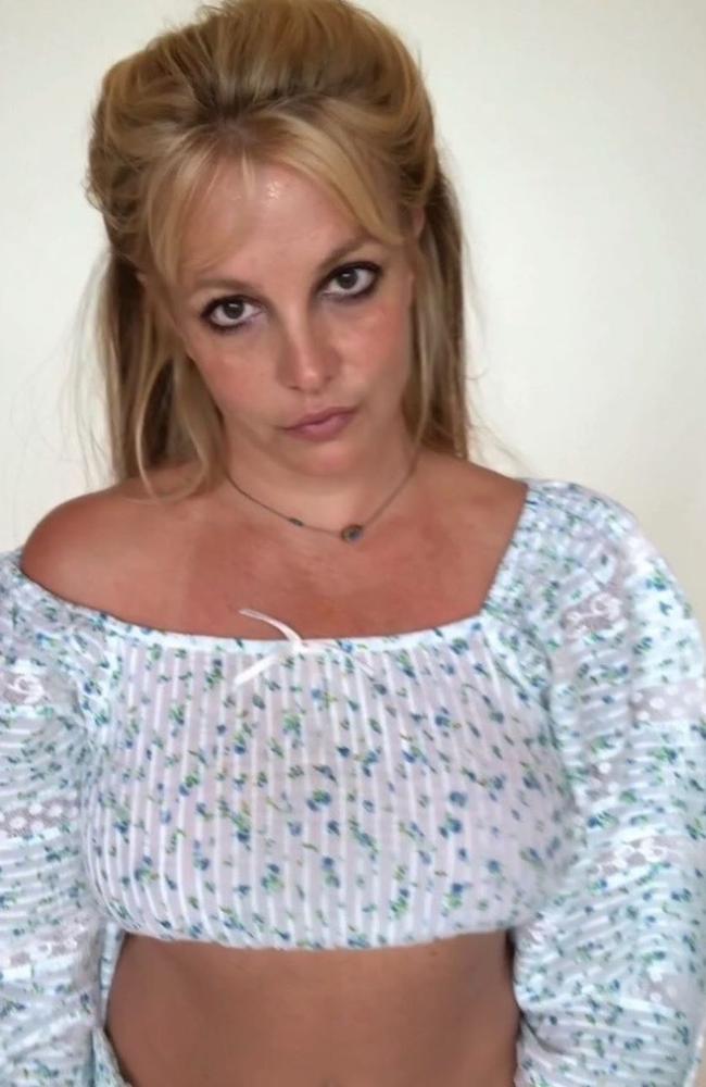 Britney Sposes on Instagram this week.
