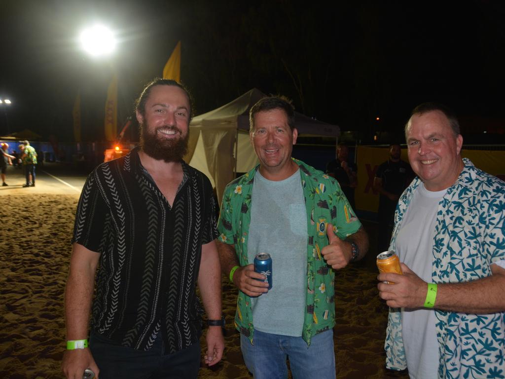 George, Keith and Murray at the Melon Fest Beach Party