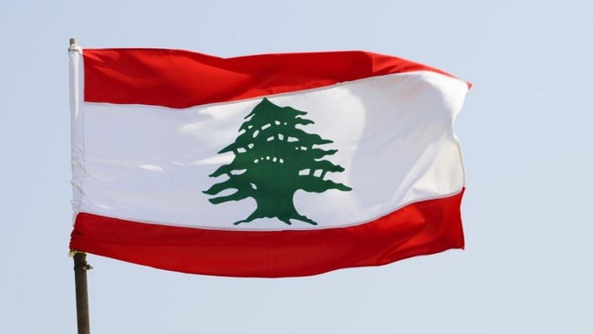 The Lebanese flag. Picture: Supplied