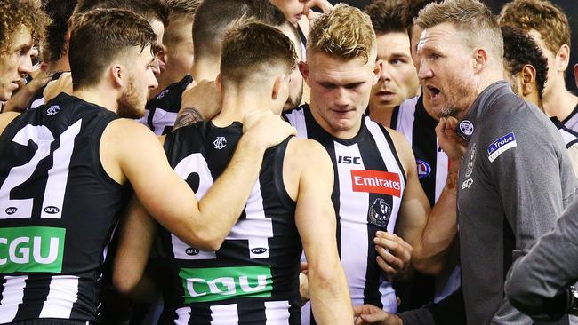 Whatever Nathan Buckley said to his players at the main break, it worked. Picture: Getty