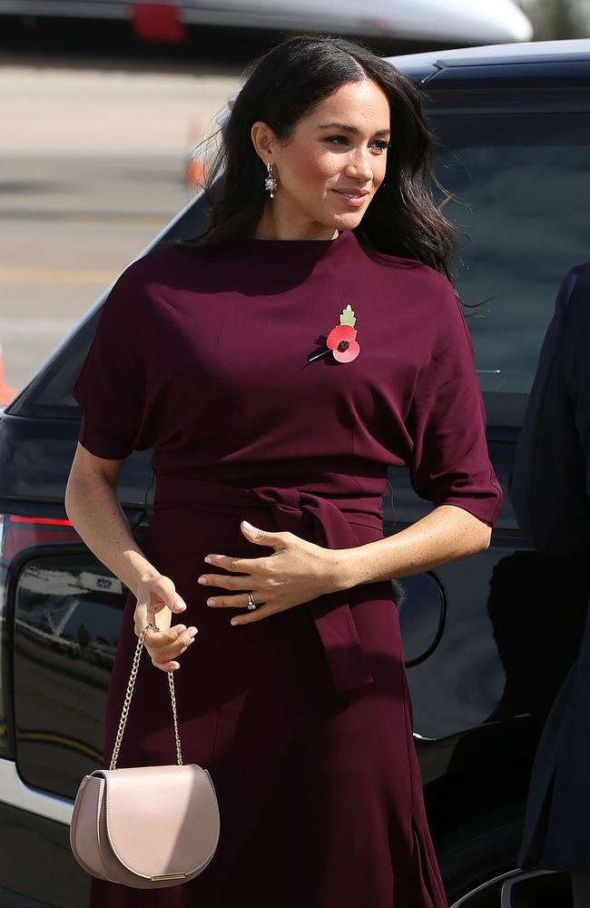 OCTOBER 28, 2018 - Where: Sydney, Australia. Wearing: Hugo Boss dress and Aquazzura heels. Picture: Rick Rycroft/AFP