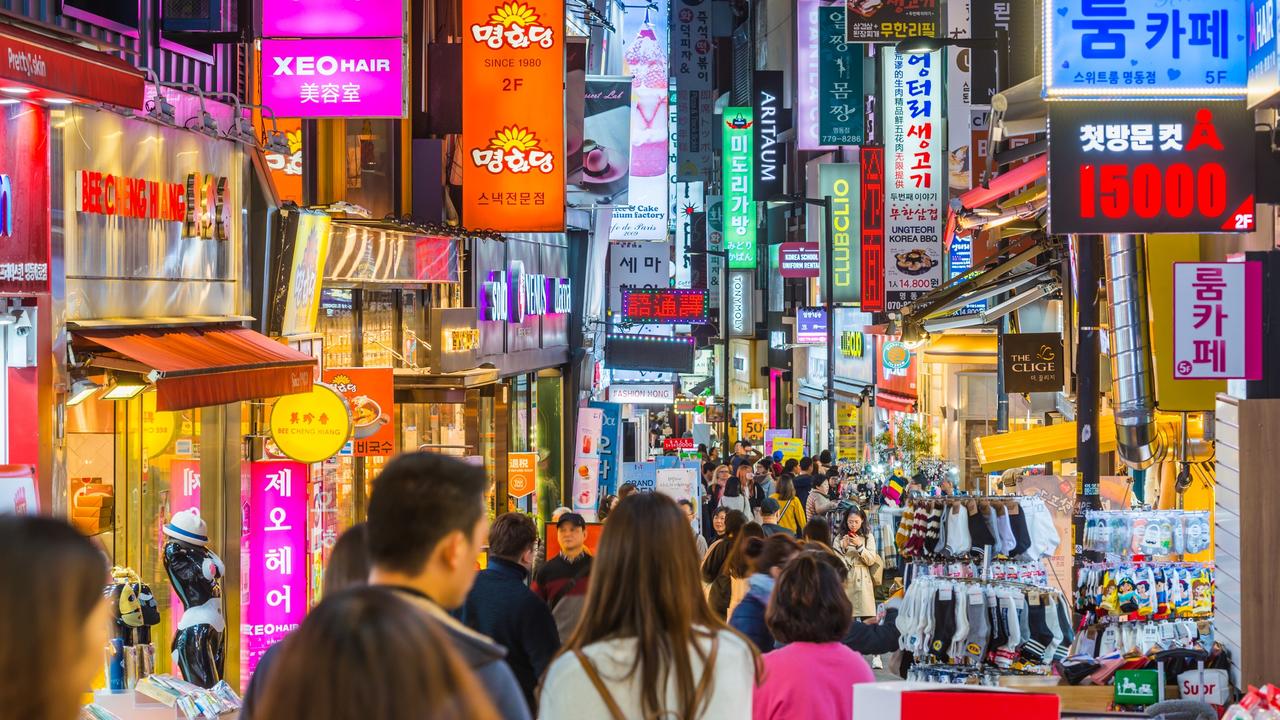 South Korea is becoming more popular among Australian travellers. Picture: iStock