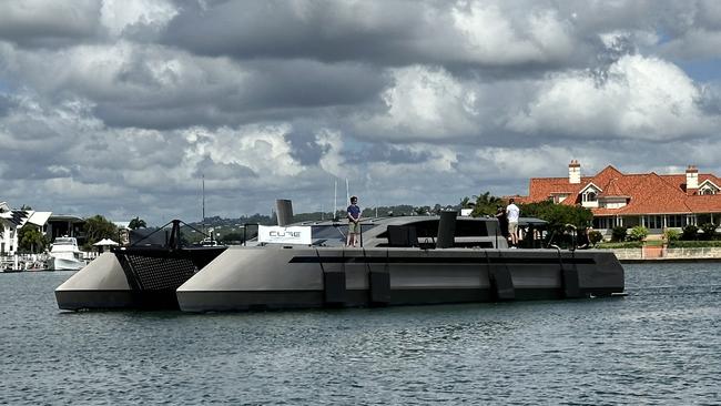 Cure Custom 70 embarking on her maiden journey from Mooloolaba. Picture: Contributed