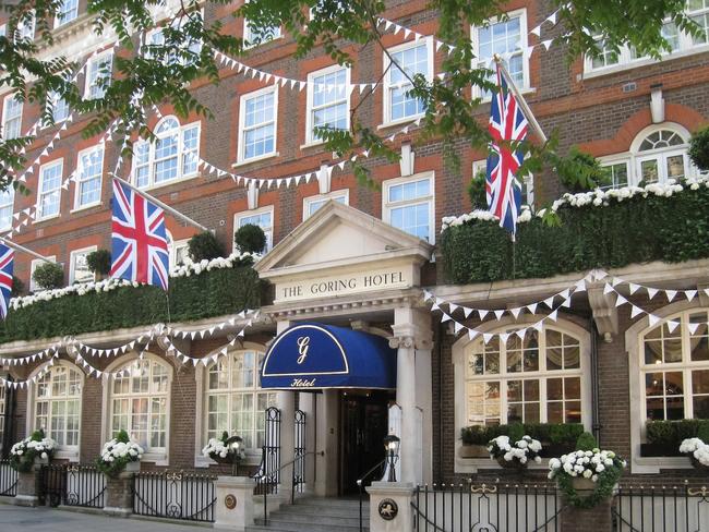 The Goring Hotel is in the heart of London, just a few minutes from Westminister Abbey. Picture: Supplied