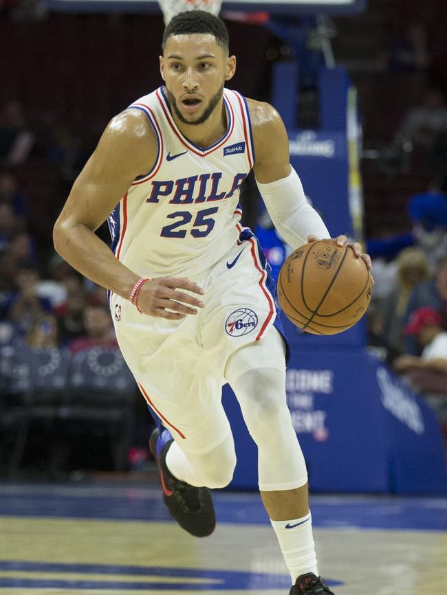 Ben Simmons in action for Philadelphia.