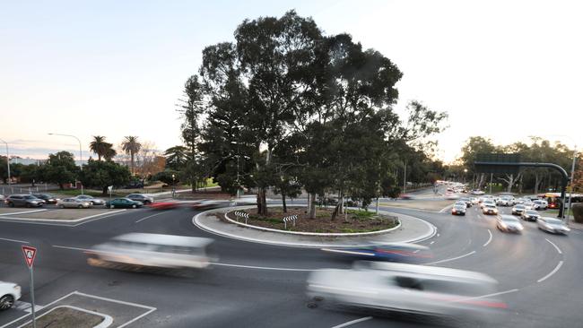 Britannia roundabout. Picture: AAP Image/Dean Martin