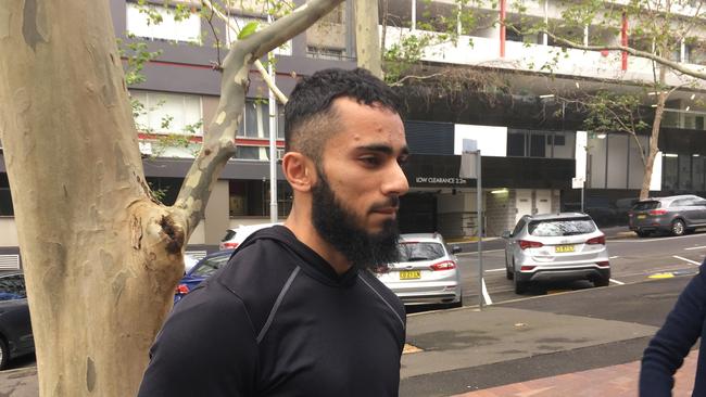 Delivery driver Ibrahim Elakkaoui who ran into a burning building to rescue a man during a fire in Surry Hills. Picture: Mitchell Van Homrigh