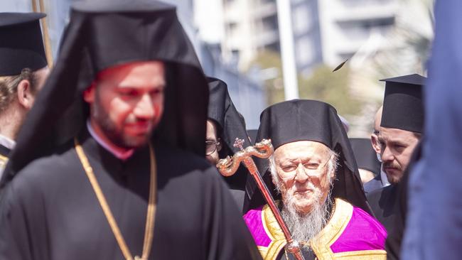 Ecumenical Patriarch Bartholomew in Sydney. Picture: NewsWire/Jeremy Piper