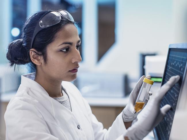 Female Scientist Working in The Lab, Using Computer Screen Picture: iStock